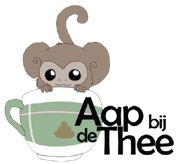 Aap bij de thee