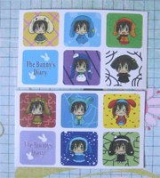 Sticker set - The Bunny's Diary